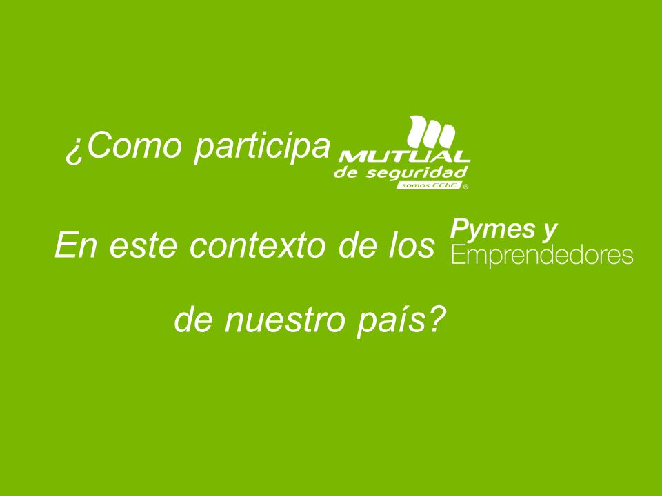 ¿Como participa En este contexto de los de nuestro país