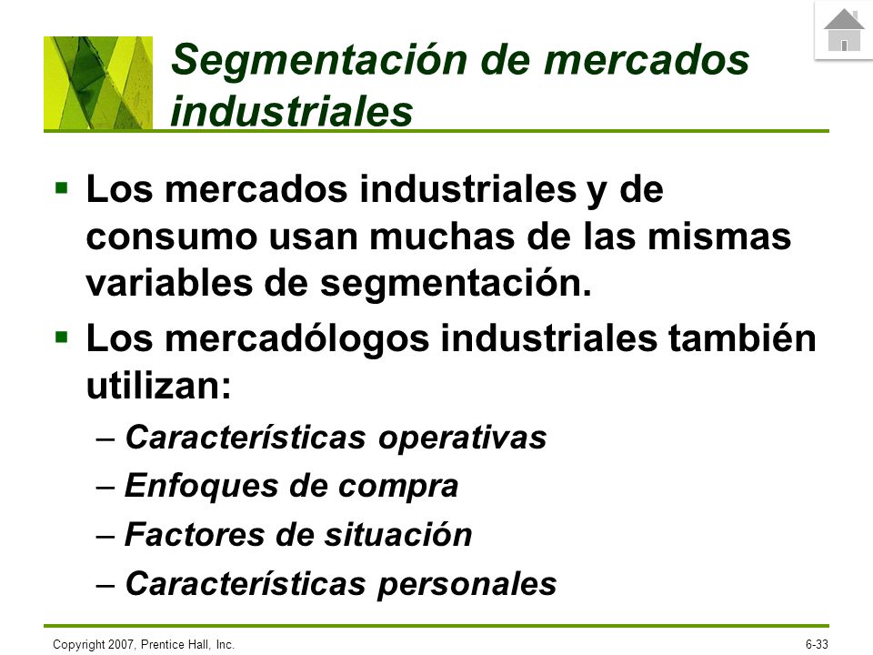 Segmentación de mercados industriales