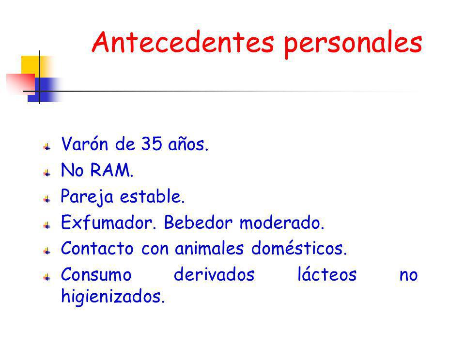Antecedentes personales