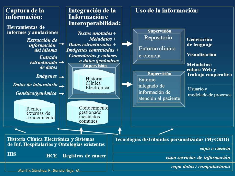 Captura de la información: Integración de la Información e
