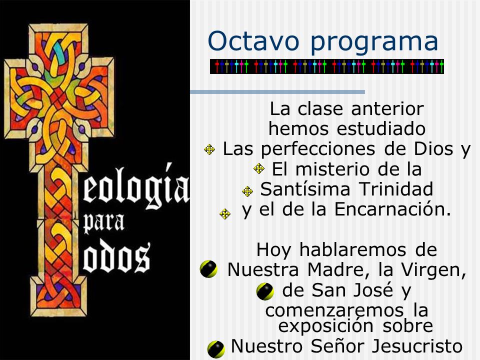 Octavo programa La clase anterior hemos estudiado