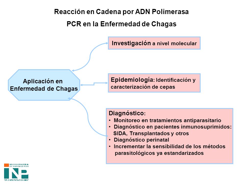 Reacción en Cadena por ADN Polimerasa PCR en la Enfermedad de Chagas