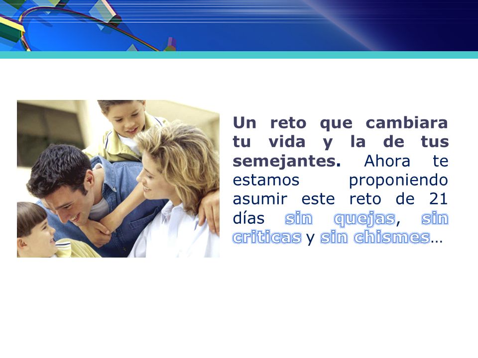 Un reto que cambiara tu vida y la de tus semejantes
