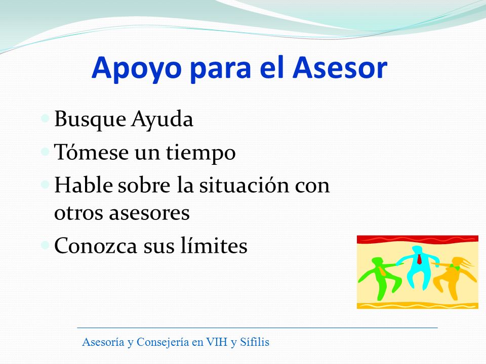 Apoyo para el Asesor Busque Ayuda Tómese un tiempo