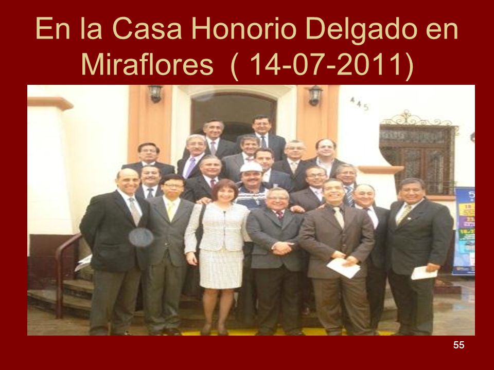En la Casa Honorio Delgado en Miraflores ( )