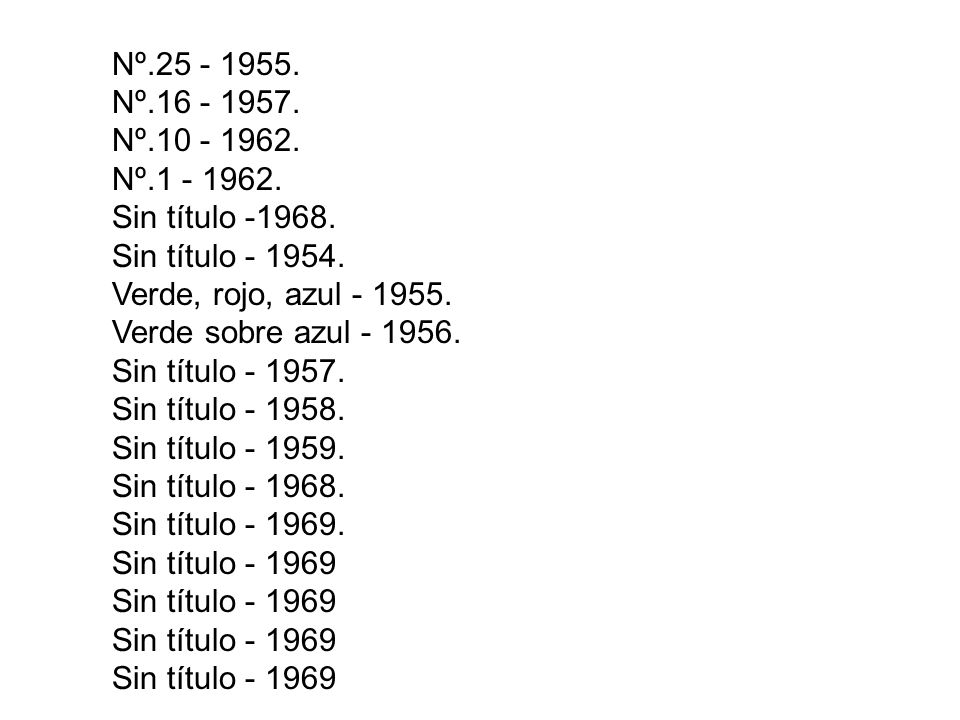 Nº Nº Nº Nº Sin título Sin título Verde, rojo, azul