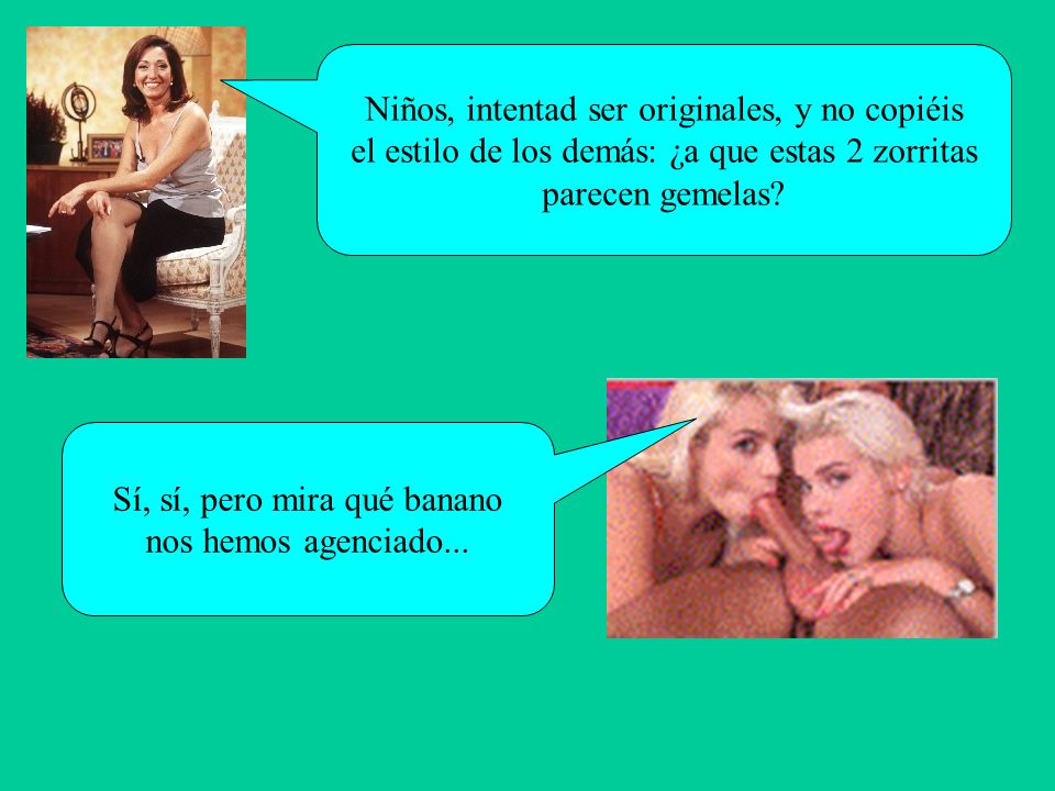 Niños, intentad ser originales, y no copiéis