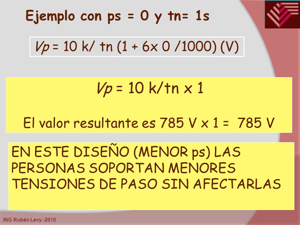 El valor resultante es 785 V x 1 = 785 V