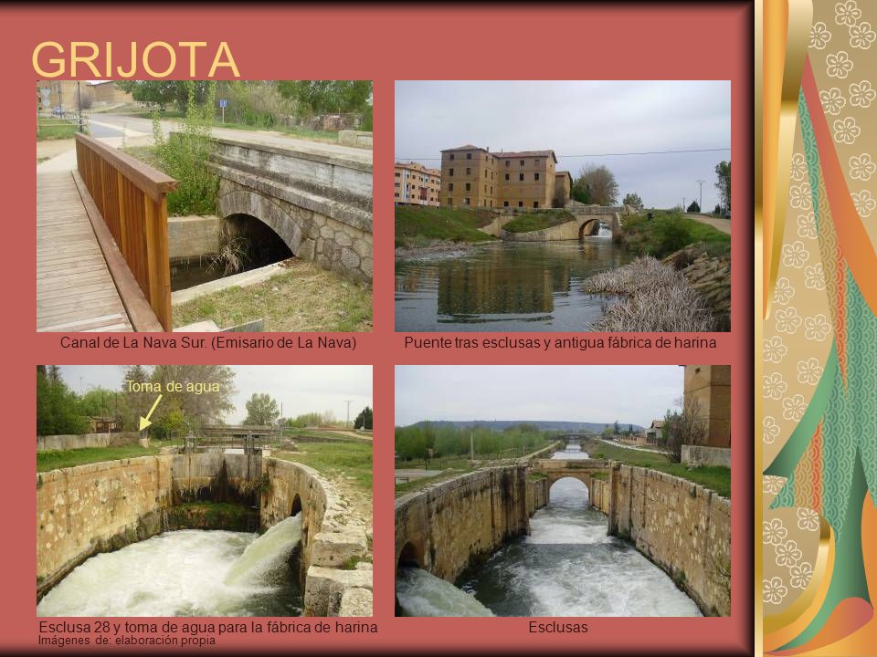 GRIJOTA Canal de La Nava Sur. (Emisario de La Nava)
