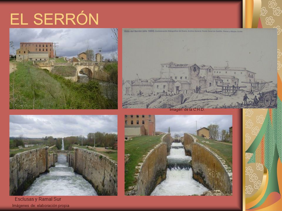 EL SERRÓN Esclusas y Ramal Sur Imagen de la C.H.D.