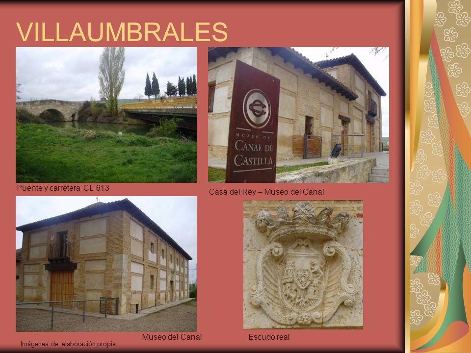 VILLAUMBRALES Puente y carretera CL-613 Casa del Rey – Museo del Canal