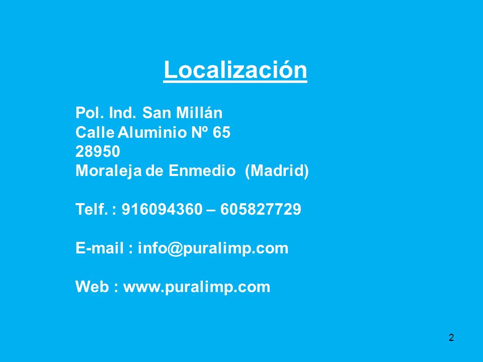Localización Pol. Ind. San Millán Calle Aluminio Nº