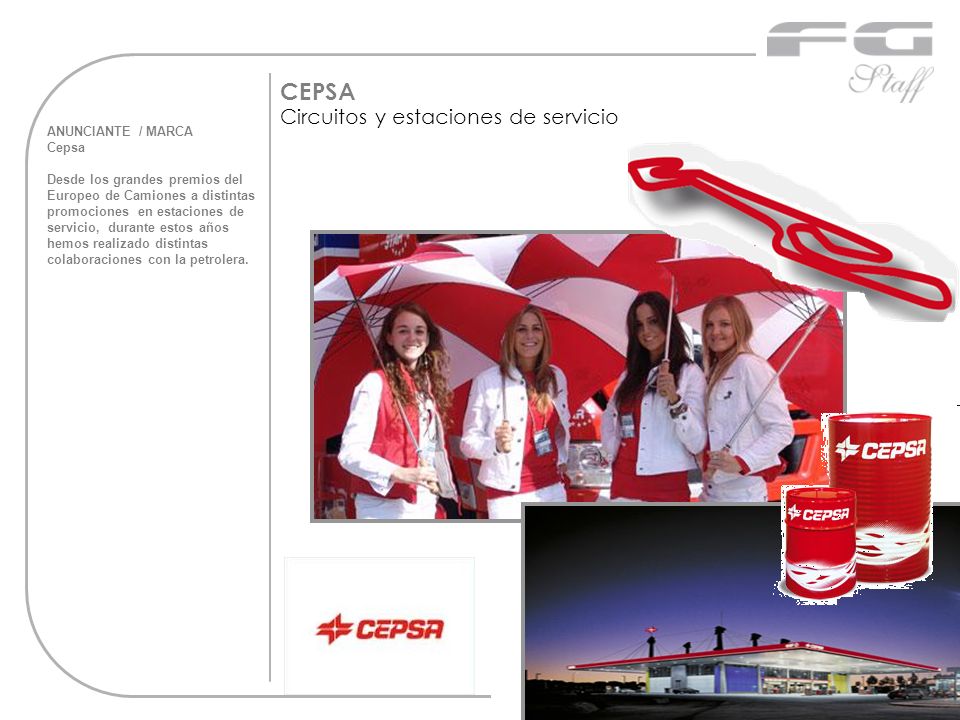 CEPSA Circuitos y estaciones de servicio ANUNCIANTE / MARCA Cepsa