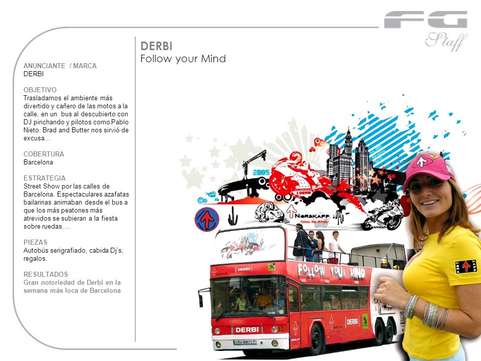 DERBI Follow your Mind ANUNCIANTE / MARCA DERBI OBJETIVO