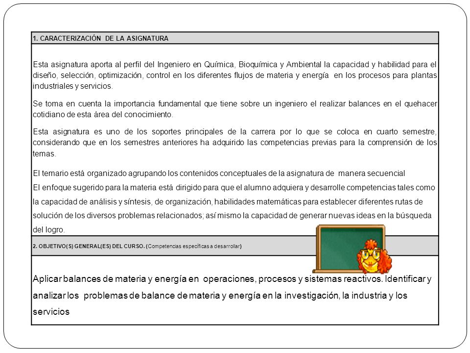 1. CARACTERIZACIÓN DE LA ASIGNATURA