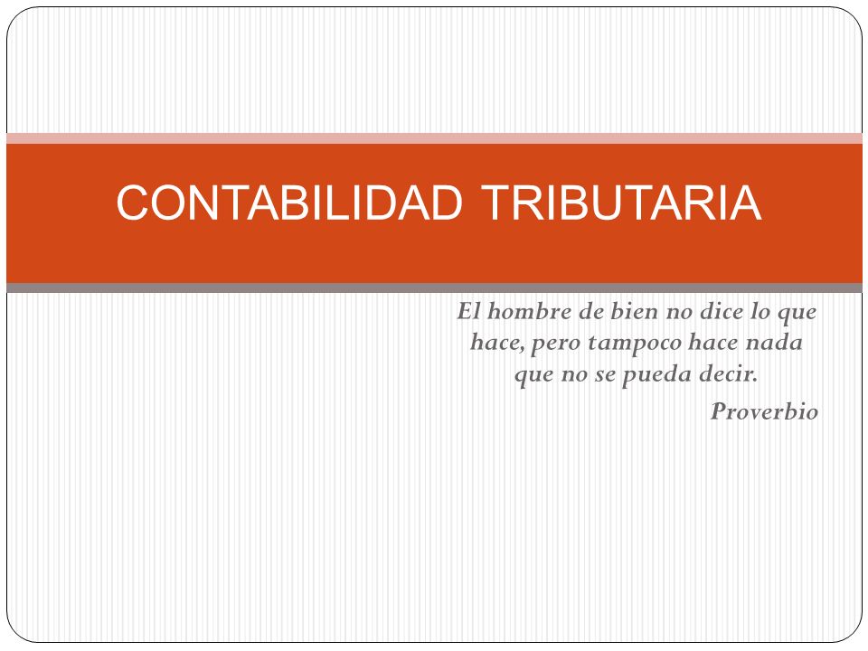 CONTABILIDAD TRIBUTARIA