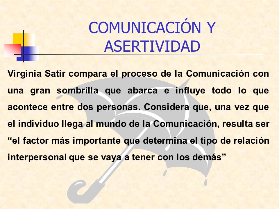 COMUNICACIÓN Y ASERTIVIDAD