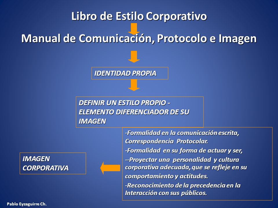 Libro de Estilo Corporativo Manual de Comunicación, Protocolo e Imagen