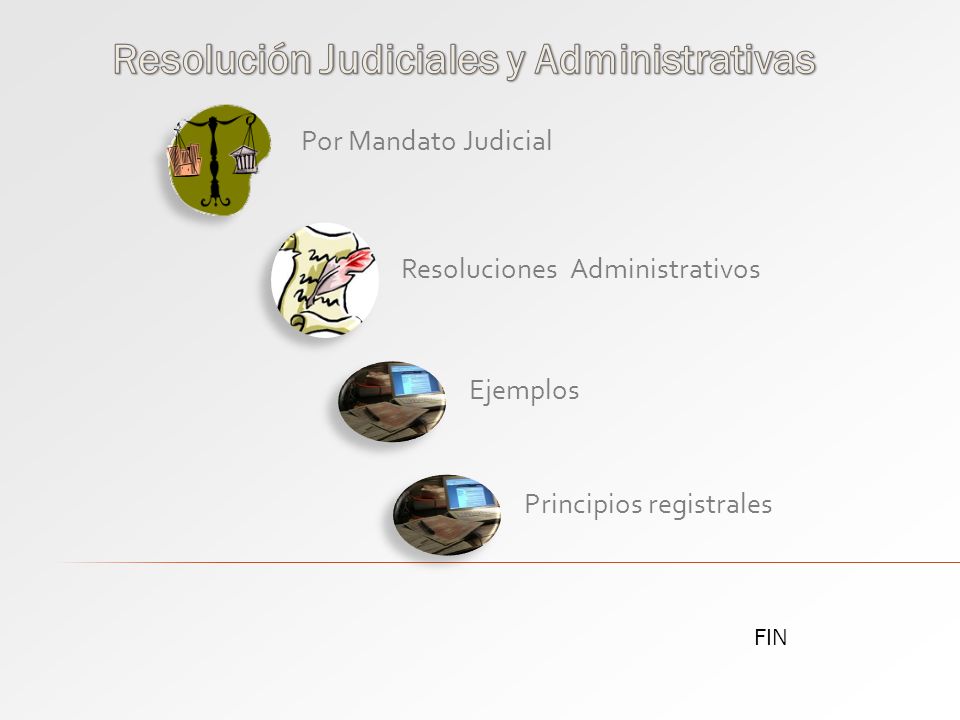 Resolución Judiciales y Administrativas