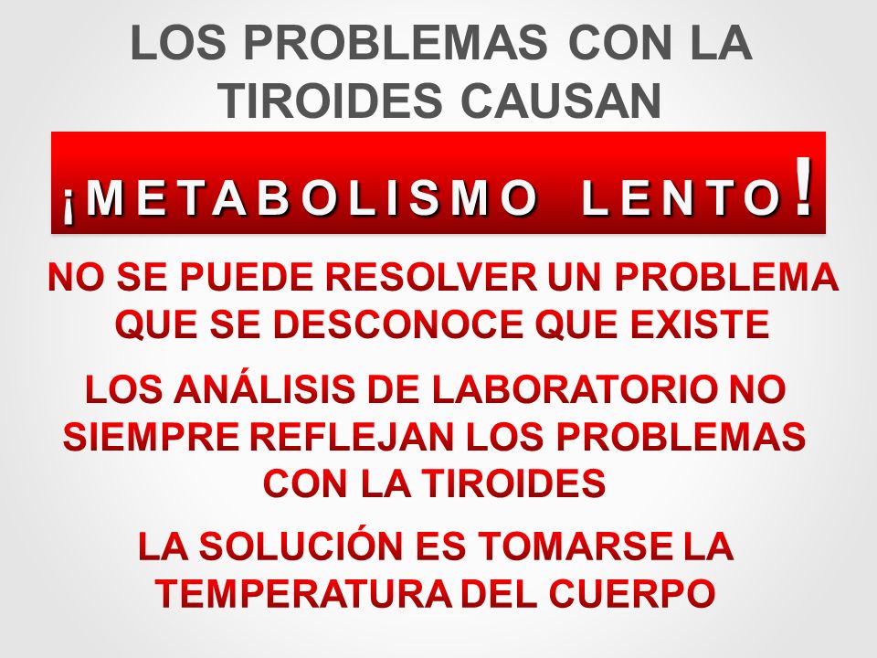 LOS PROBLEMAS CON LA TIROIDES CAUSAN
