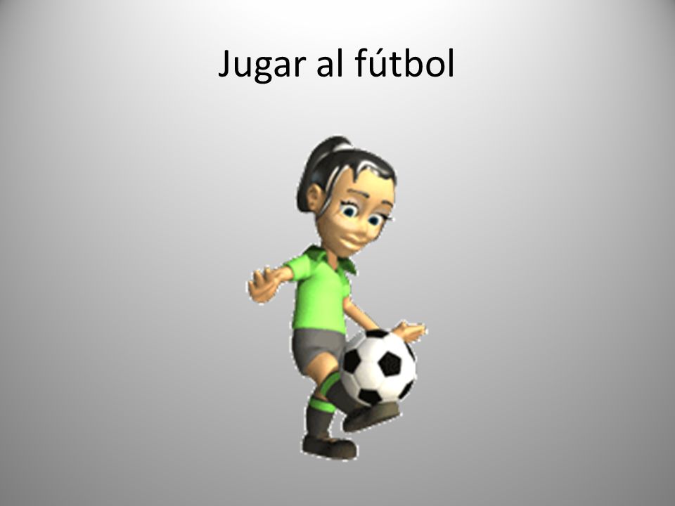 Jugar al fútbol