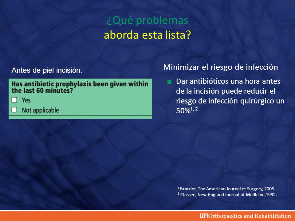 ¿Qué problemas aborda esta lista
