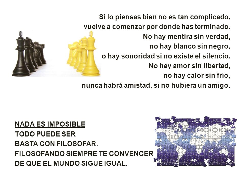 Si lo piensas bien no es tan complicado, vuelve a comenzar por donde has terminado.