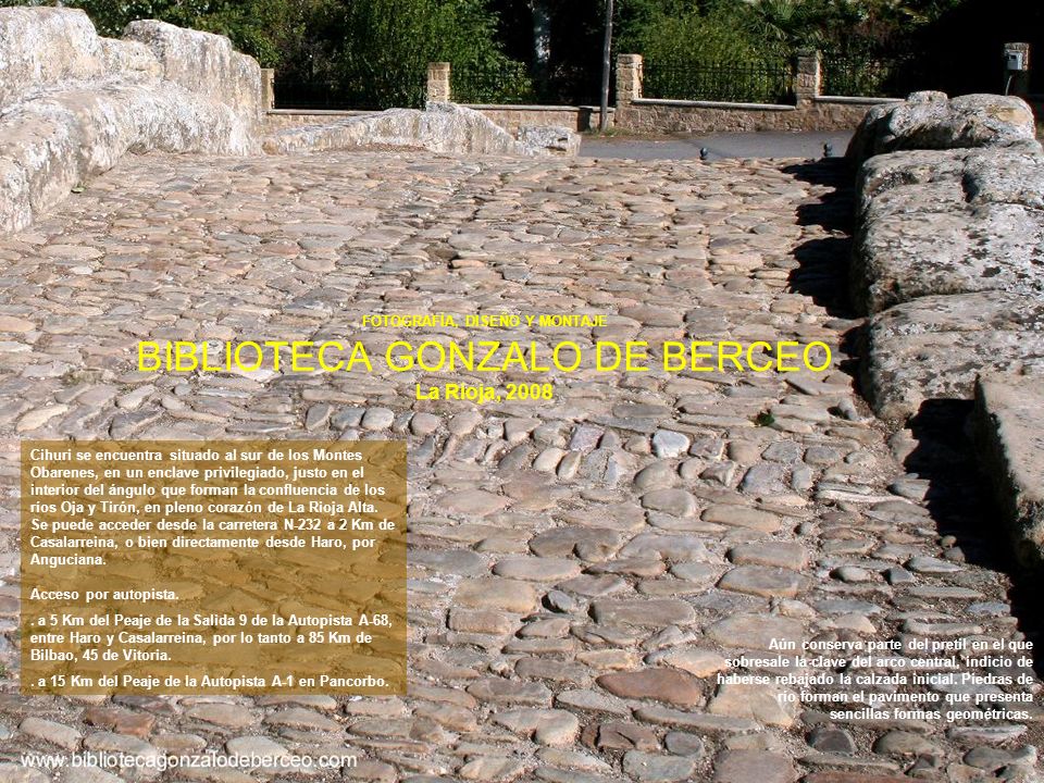 FOTOGRAFÍA, DISEÑO Y MONTAJE BIBLIOTECA GONZALO DE BERCEO La Rioja, 2008