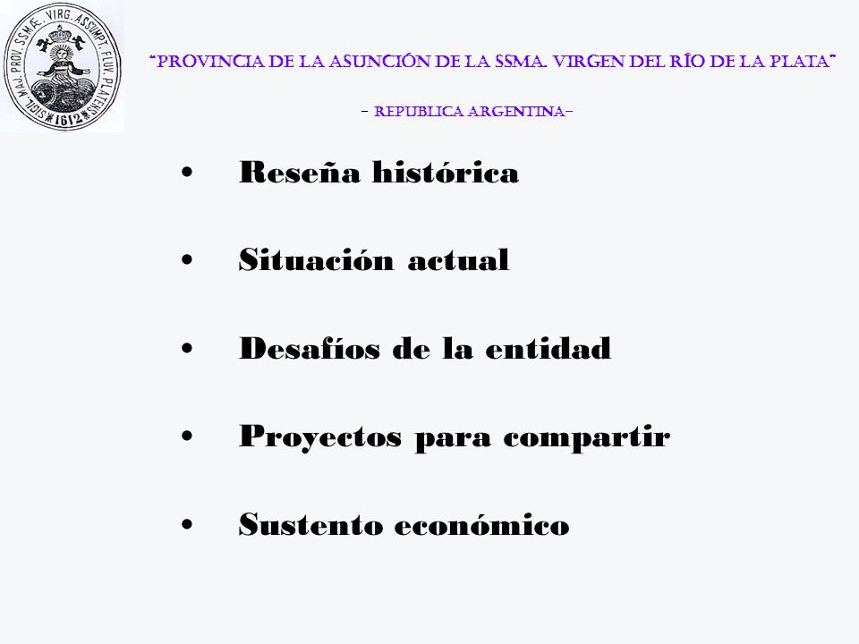Provincia de la Asunción de la Ssma. Virgen del Río de la Plata