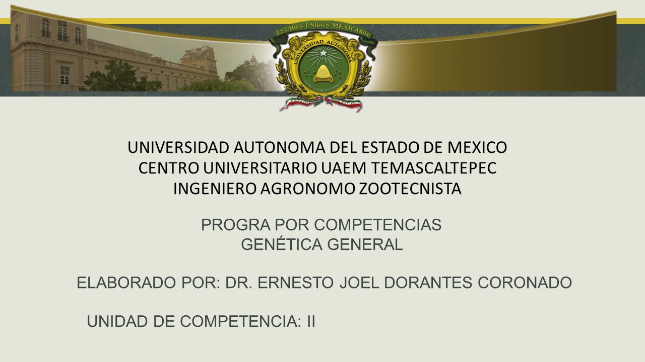 UNIVERSIDAD AUTONOMA DEL ESTADO DE MEXICO CENTRO UNIVERSITARIO UAEM TEMASCALTEPEC INGENIERO AGRONOMO ZOOTECNISTA