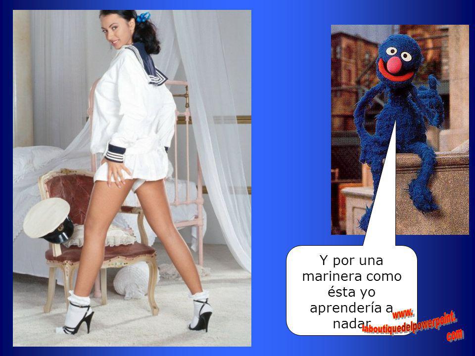 Y por una marinera como ésta yo aprendería a nadar