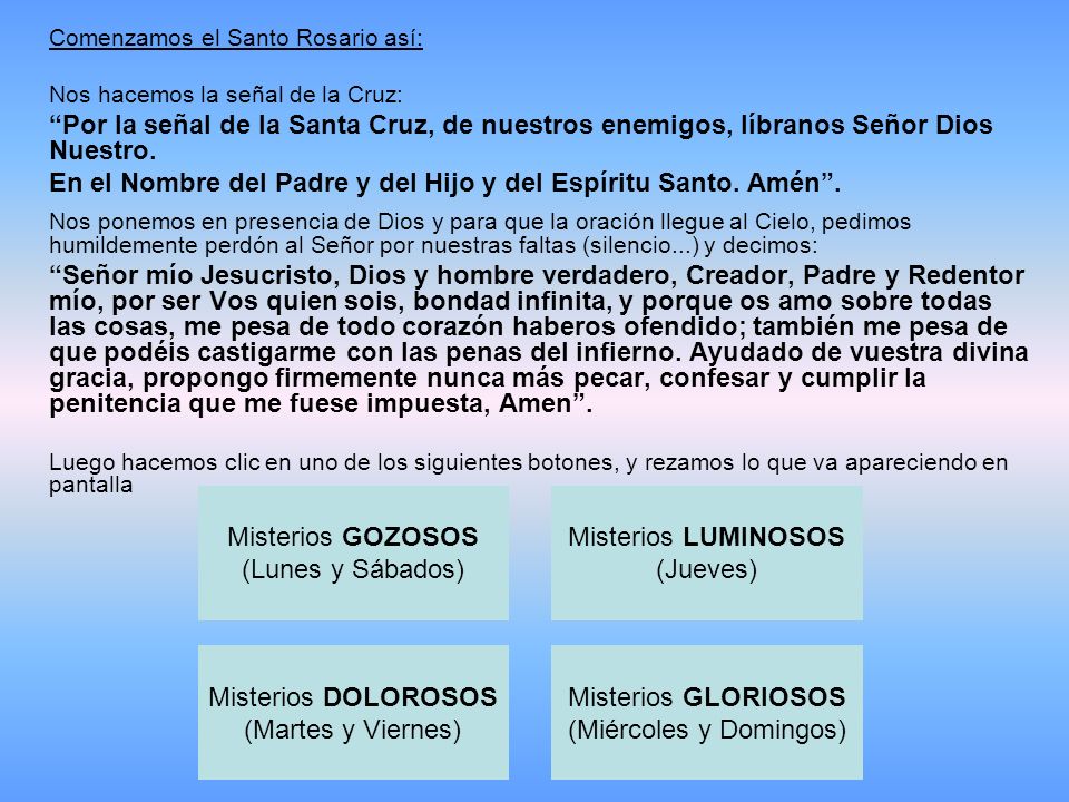 (Miércoles y Domingos)