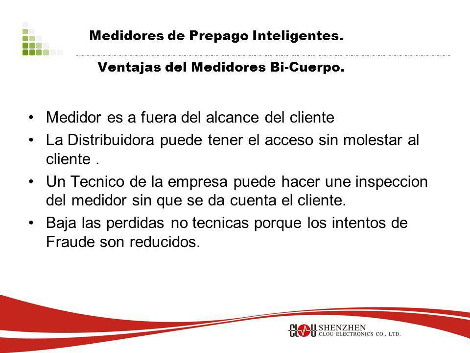 Medidores de Prepago Inteligentes. Ventajas del Medidores Bi-Cuerpo.