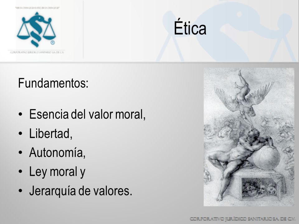Ética Fundamentos: Esencia del valor moral, Libertad, Autonomía,