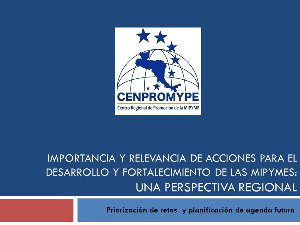 Priorización de retos y planificación de agenda futura