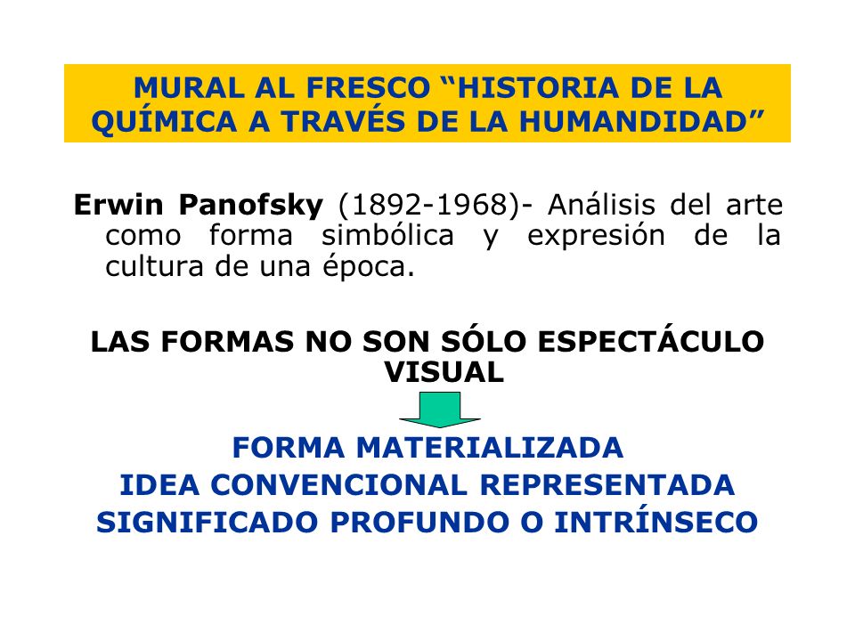 MURAL AL FRESCO HISTORIA DE LA QUÍMICA A TRAVÉS DE LA HUMANDIDAD