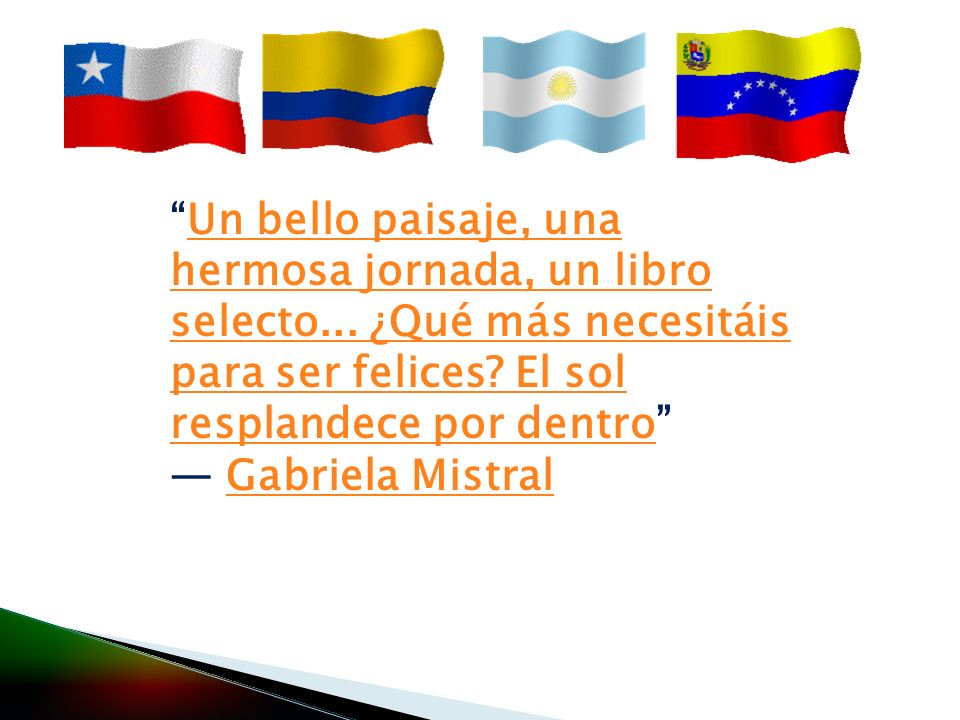 Un bello paisaje, una hermosa jornada, un libro selecto