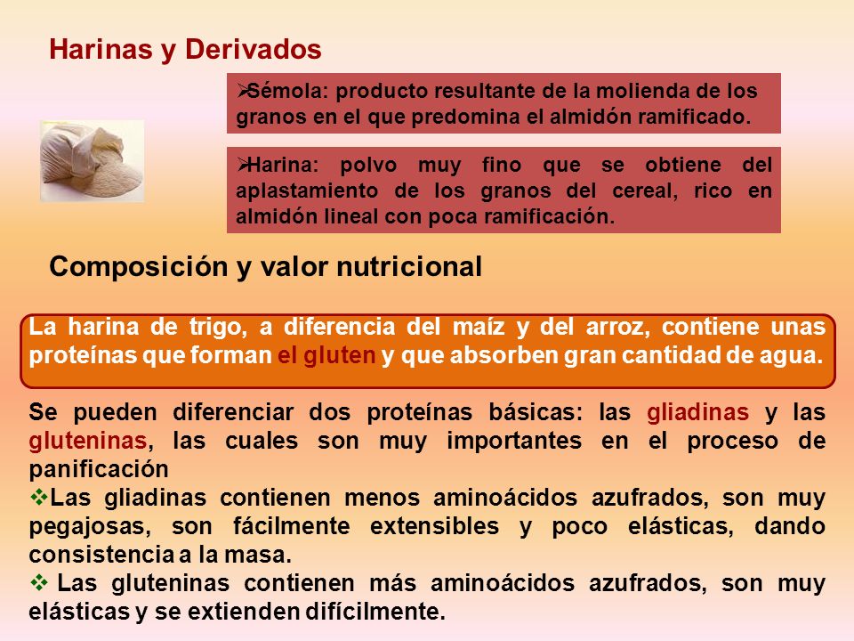 Composición y valor nutricional