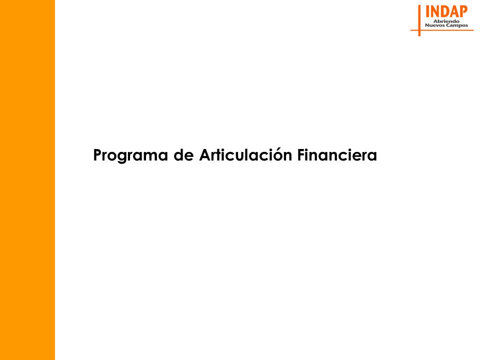 Programa de Articulación Financiera
