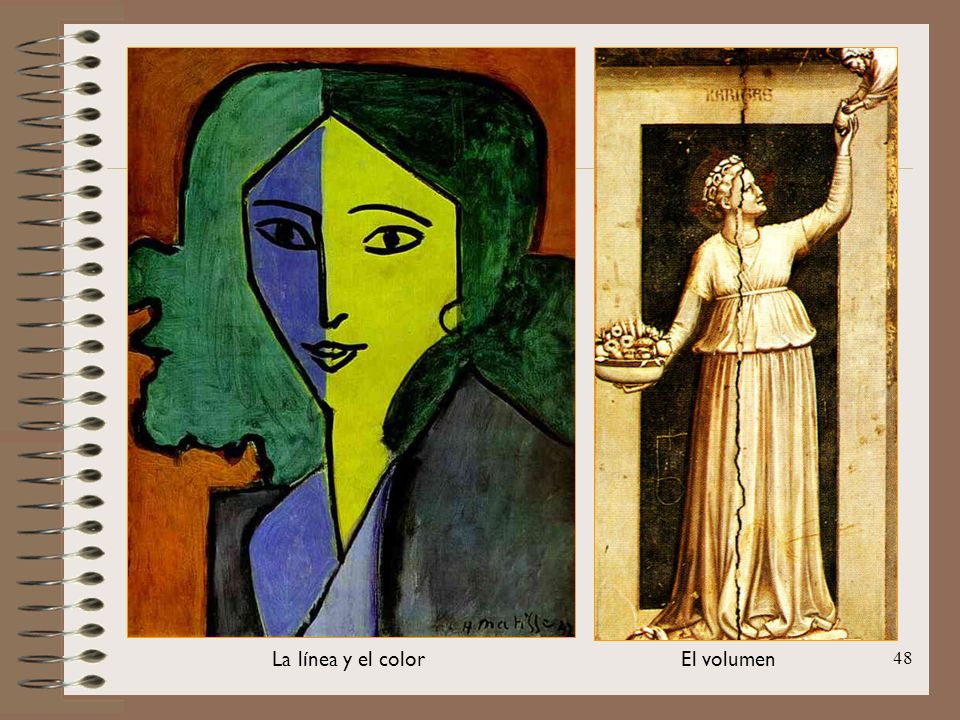 La línea y el color El volumen