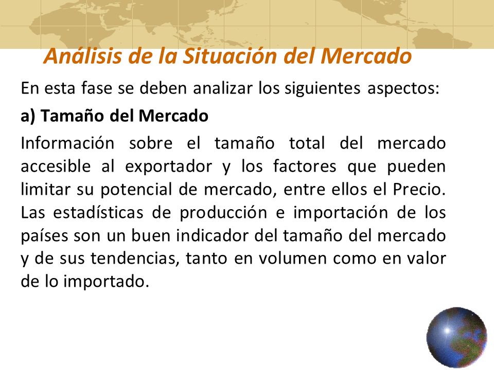 Análisis de la Situación del Mercado