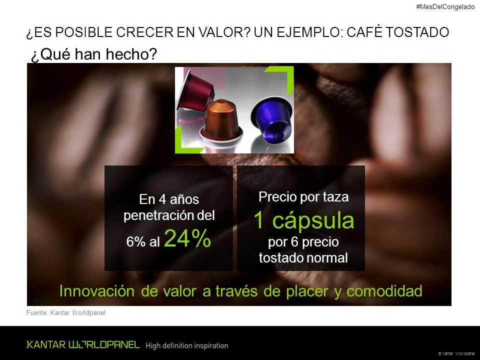 Innovación de valor a través de placer y comodidad