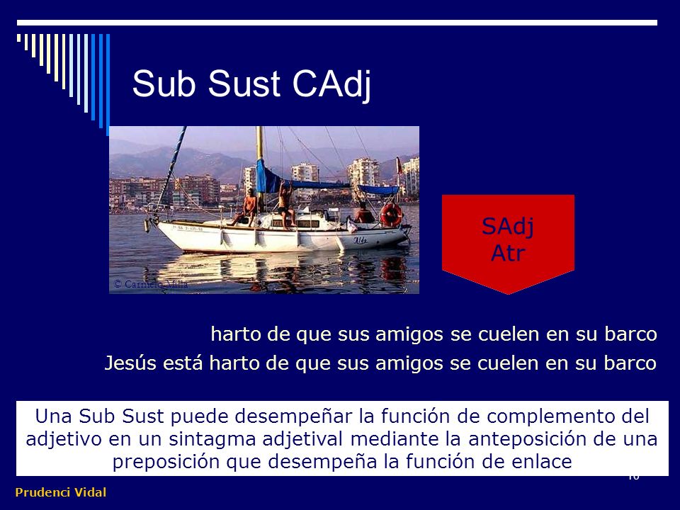 Sub Sust CAdj SAdj Atr CAdj Sub Sust harto de