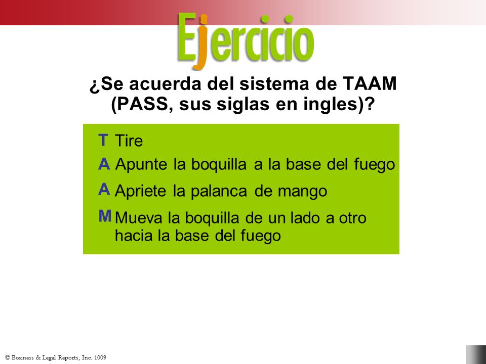 ¿Se acuerda del sistema de TAAM (PASS, sus siglas en ingles)