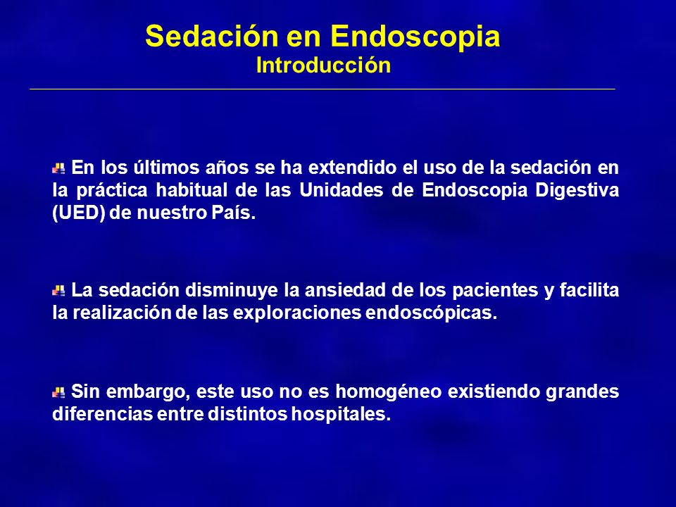 Sedación en Endoscopia
