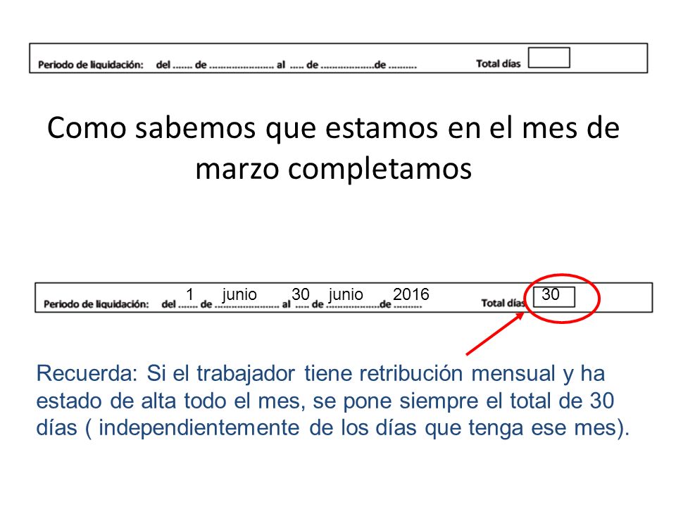Como sabemos que estamos en el mes de marzo completamos