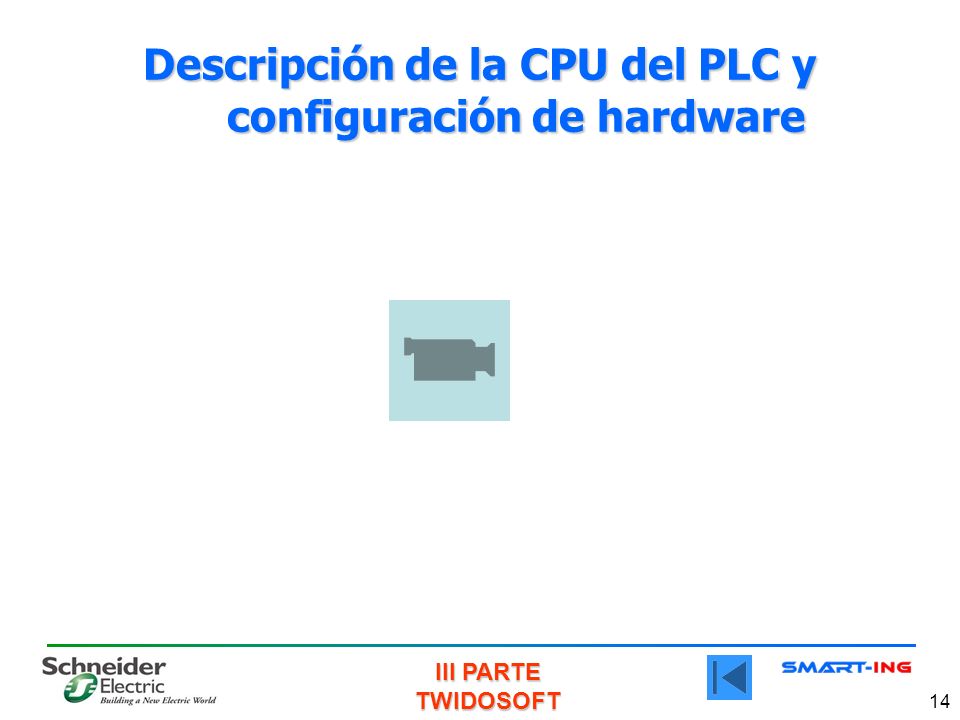Descripción de la CPU del PLC y configuración de hardware
