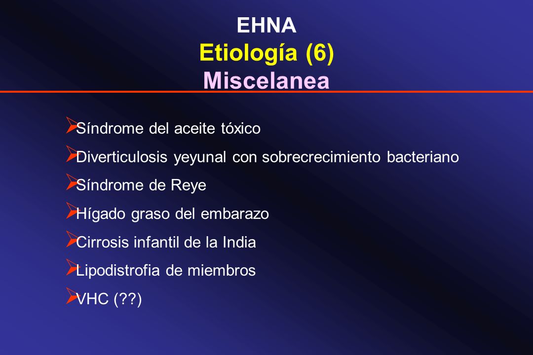 Etiología (6) Miscelanea