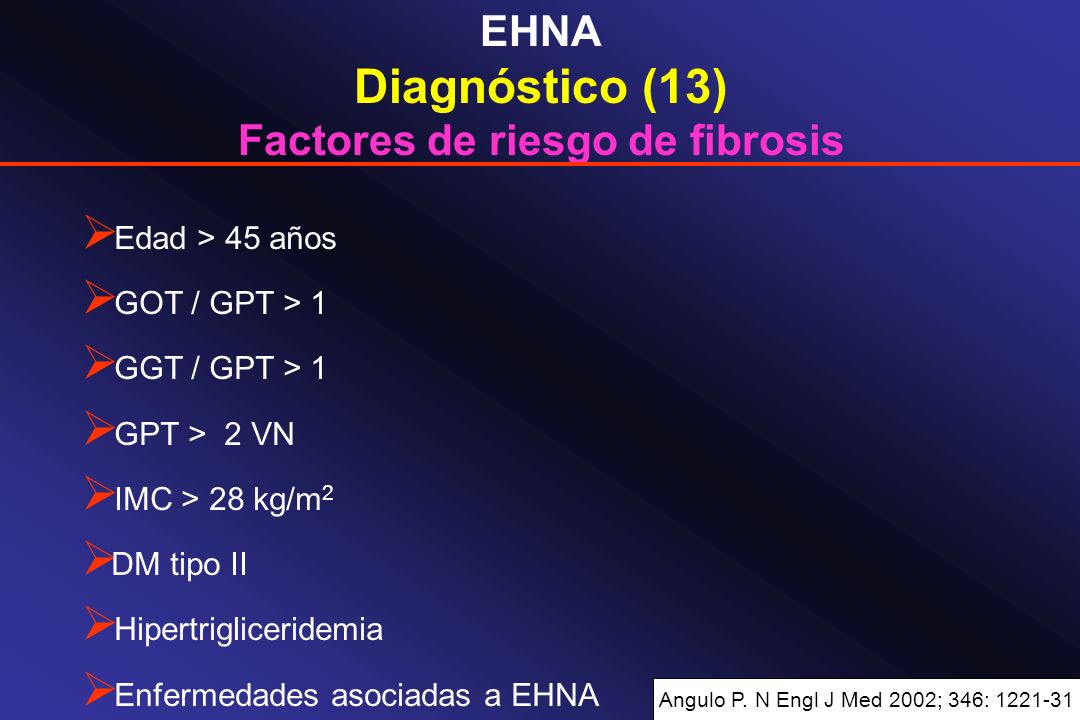 Factores de riesgo de fibrosis