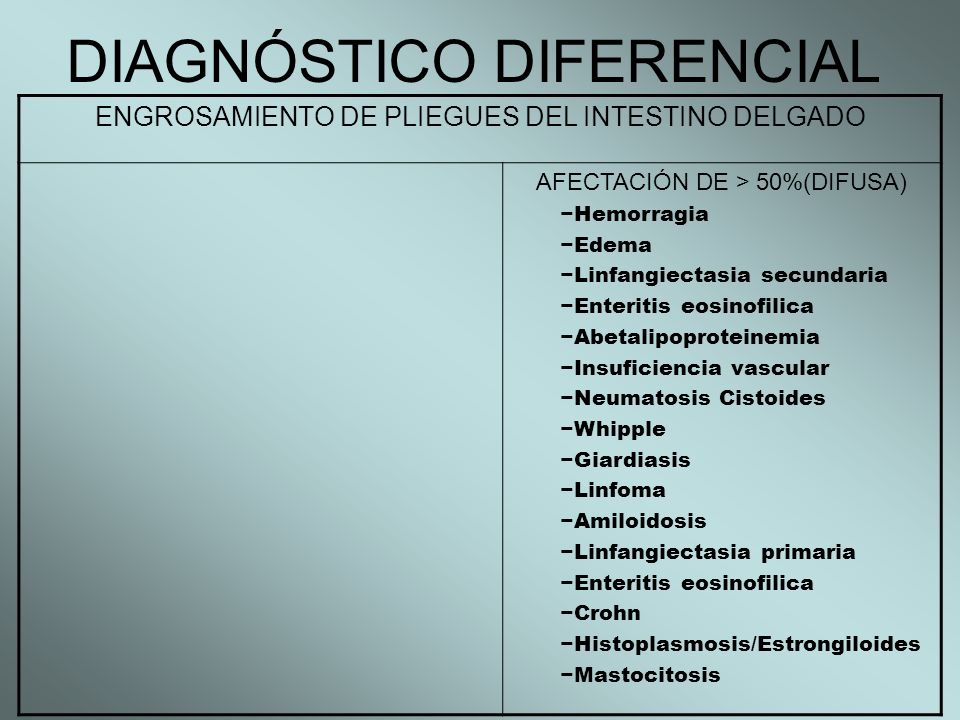 DIAGNÓSTICO DIFERENCIAL